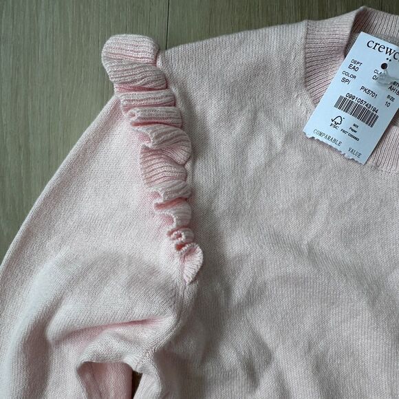 Crewcuts light pink girls’ cardigan, size 10, NWT - Picture 3 of 5